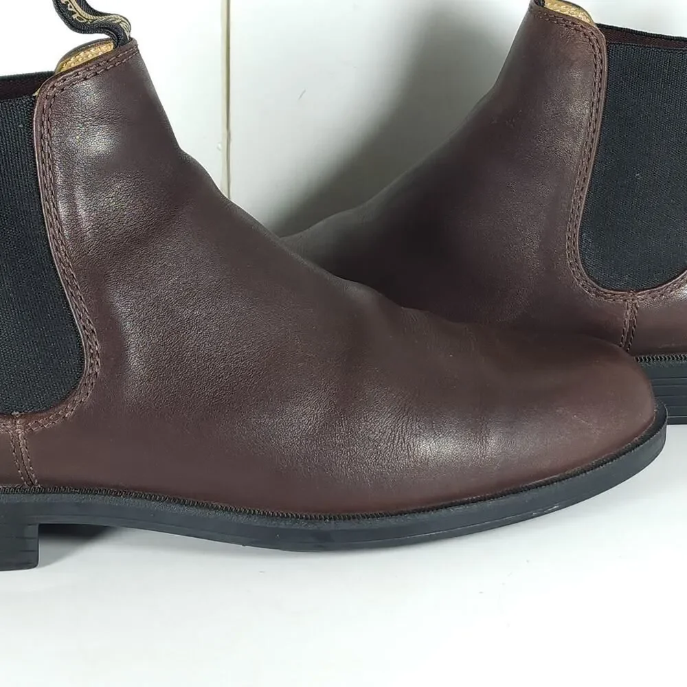 Blundstone Men's 1900 AU8,5 US9,5 Chestnut Brown Leather Ankle Chelsea Boots